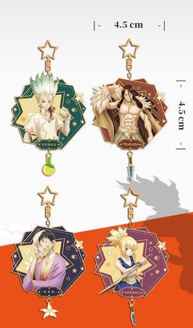 Amazon.co.jp: Dr.STONE アクリルキーホルダー 石神千空/大木大樹/小川