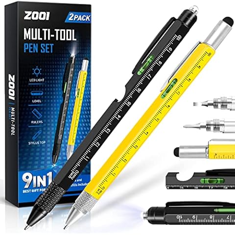 ZOOI Gifts for Men, Mens Stocking Stuffers 2024 Multitool Pen, Christmas Gifts for Men who Have Everything, Mens Gifts for Dad Him, Dad Gifts for Grandpa, Husband, Cool Gadgets Tools for Men Cover