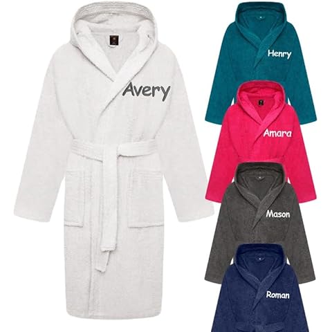 Personalised Hooded Bathrobe for Kids Cover