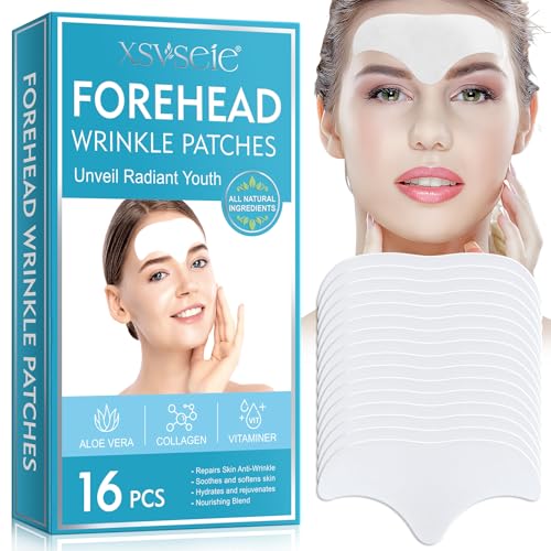 Parches Antiarrugas Frente 16PCS, Parche Antiarrugas para la Frente, Parches Para las Arrugas de la Frente, Hidratación Profunda Eliminar las Líneas Finas las Arrugas&Líneas (16PCS)
