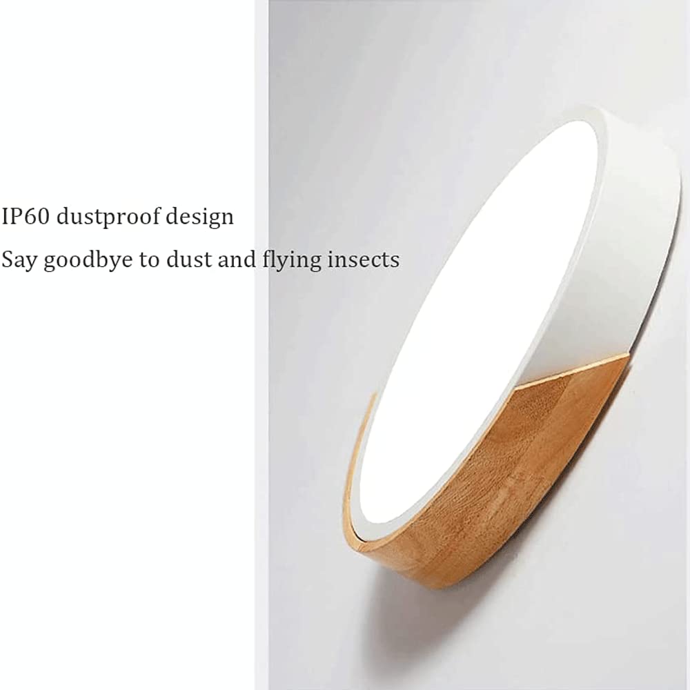 Luz LED De Techo Con Atenuación De 3 Tonos Luz De Techo Fácil De Instalar Cerca Del Techo Lámpara De Techo Redonda Con Personalidad Creativa Iluminación De Techo Con Pantalla Acrílica