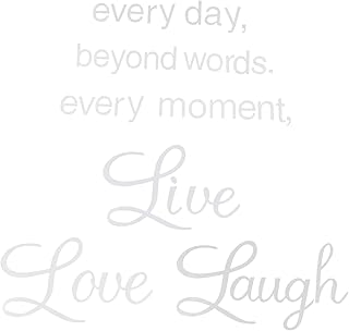 Hemoton 1 Conjunto De Adesivos De Parede De Acrílico Kawaii Adesivos Para Decoração Adesivos De Parede Para Quarto Provérbios Adesivos De Parede DIY Provérbios Adesivos Ao Risada