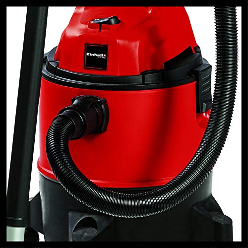 Einhell Nat-/ Droogzuiger TC-VC 1825 (1250 W, 25 l container, 180 mbar zuigkracht, ventilatoraansluiting, incl.kunststof zuigslang/buis, mondstukken, lange termijn/schuimrubberen filter) - Image 5
