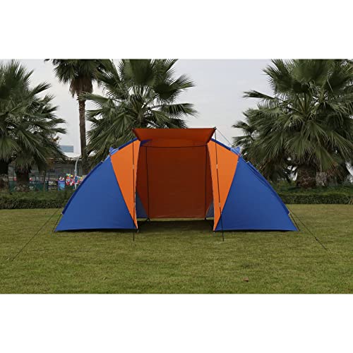 Carpa portátil grande impermeable para camping 5 personas miniatura 4
