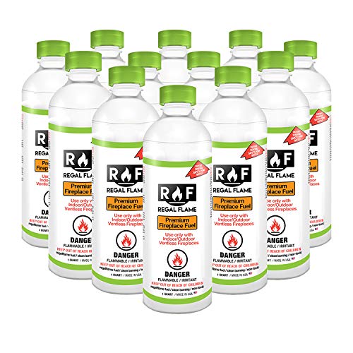Regal Flame Ultra Pure Ventless Bio Ethanol Fireplace Fuel 12 Quarts