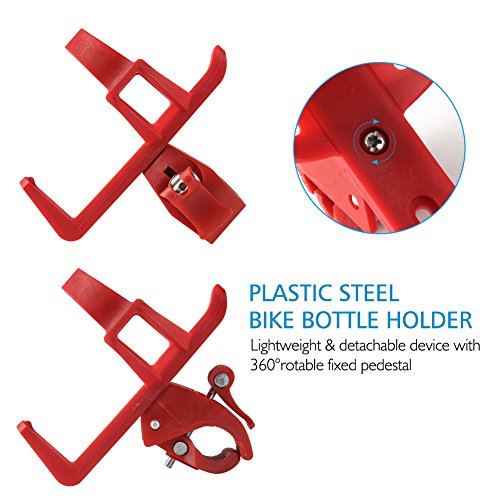 image for Accmor Bike Water Bottle Holders No Screws, Universal Bike Cup Holder,
