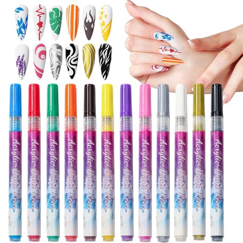 Kit de marqueurs de peinture pour vernis à ongles idée cadeau pour filles et femmes