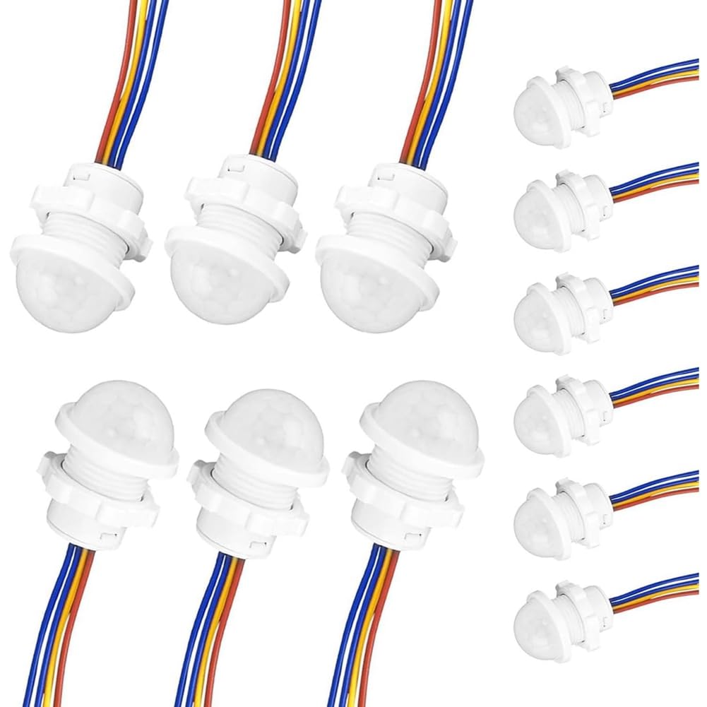 UDSKNV[KSL PIR Motion Sensor Switch AC Day Night Light Sensor 120° LED Motion Sensor Switch