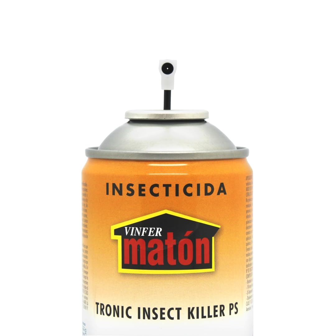 VINFERMATÓN Pack 2 Insecticida Mosquitos y Moscas Concentrado Matón PS 250 ml | Spray para Insectos Voladores |Acción Inmediata|Con Piretrinas Sintéticas|Formato Ligero con Dosificación Controlad
