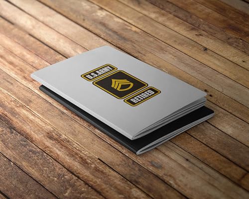 Image of Edward & Co Sticker U.S Army Enlisted Ranks Decal United States Military for Car Truck Window Laptop Bumper SGTSSGSFCMSG1SGSGM 2.5 w x 5.0 h in (Staff Sergeant E-6), BlackYellowWhite