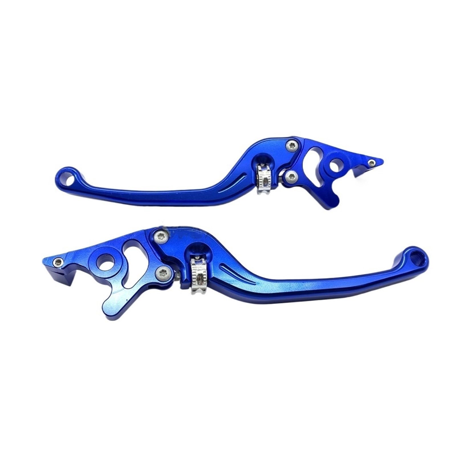 Ewsjg Blue Motorcycle Adjustable Brake Clutch Lever Handle Hydraulic Levers Universal For Hon&Da For Yam&Aha For Kawa&Saki Clutchs Brakes Handle Levers