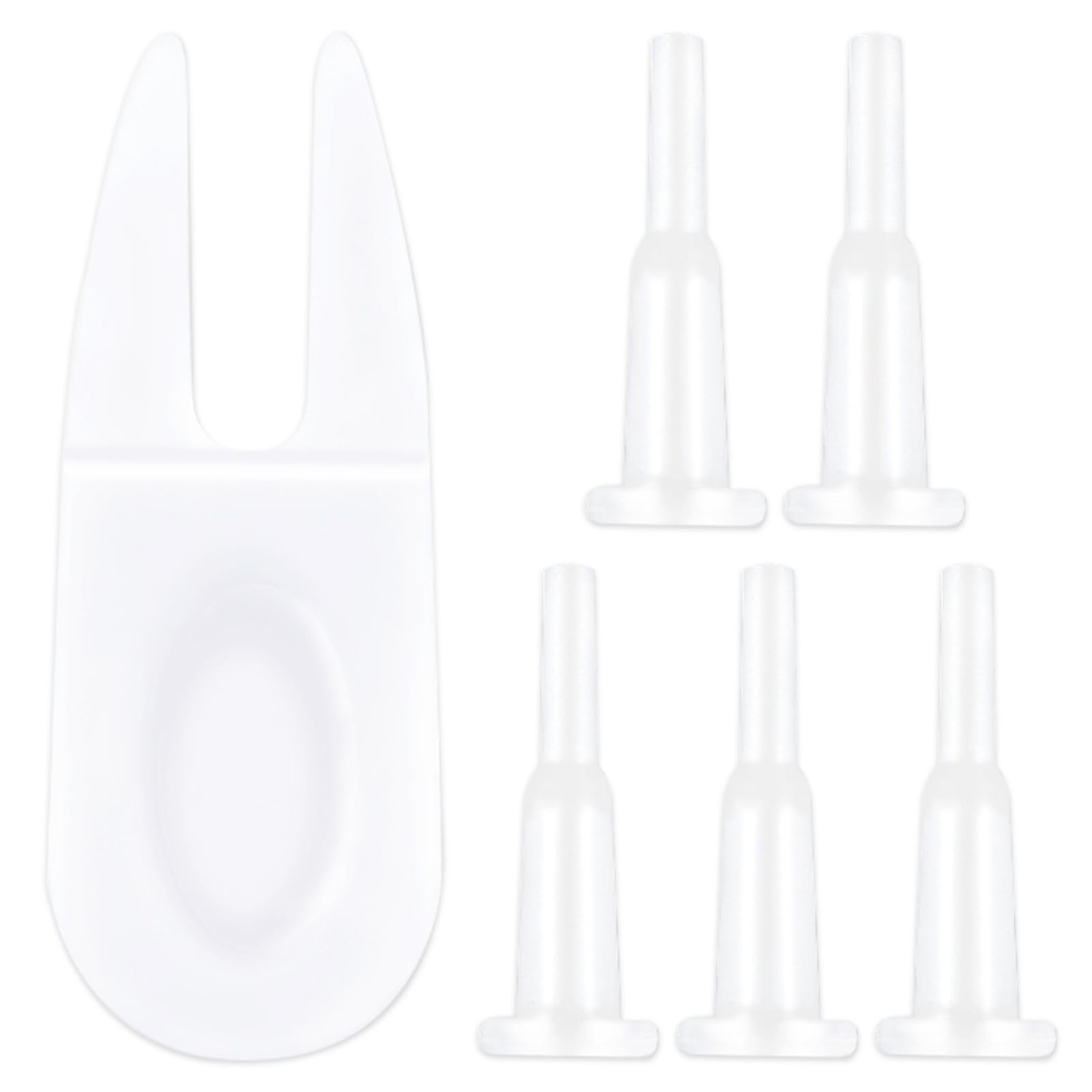 Yoga Ball Replacement Plugs Yoga Ball Air Stopper Inflatable Exercise Ball Plug Exercise Ball Air Stopper 1PCS Exercise Ball Plug Removers and 4 Yoga Ball Pin Plug for Fitness Exercise Ball (White)