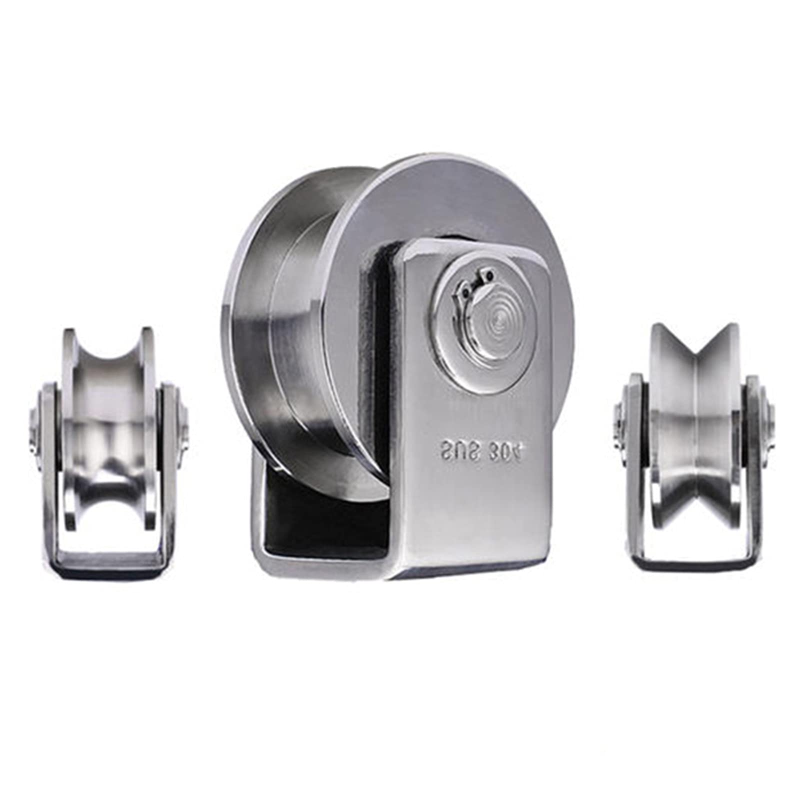 RUOTA CANCELLO 2 CUSCINETTI GOLA V 120 Mm PORTATA 430 Kg ZINCATA - Foto 10