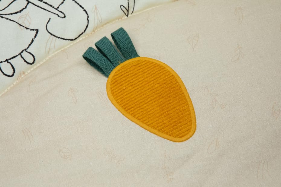Tiny Love Luxe Developmental Gymini, Baby-Aktivitätsdecke, 0M+, Spielmatte für Babys, 360° Aktivitäten, Bauchlage-Trainer, Spielzeug zum Mitnehmen, umweltfreundliche Materialien, Garden of Adventures