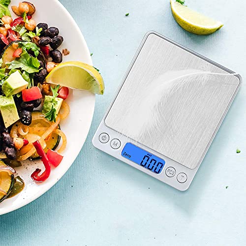 Bilancia digitale, 500 g/0.01g professionale Bilancia di precisione/Pesalettere/Bilancia per oro/Bilancia Tascabile, Molto Preciso, Wake Up Easy, Pocket Scale, 500/0.01g