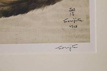 藤田嗣治 エスタンプリトグラフ 「眠る猫」 250部限定 Amazon.co.jp: 藤田嗣治 エスタンプリトグラフ 「眠る猫」 250部