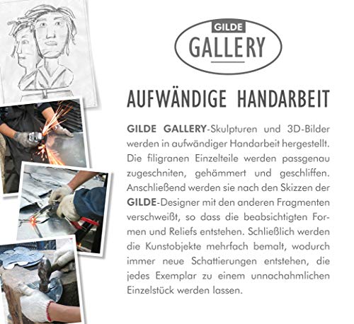 Tableau Gilde Gallery artisanal bois métal salon chic - 6