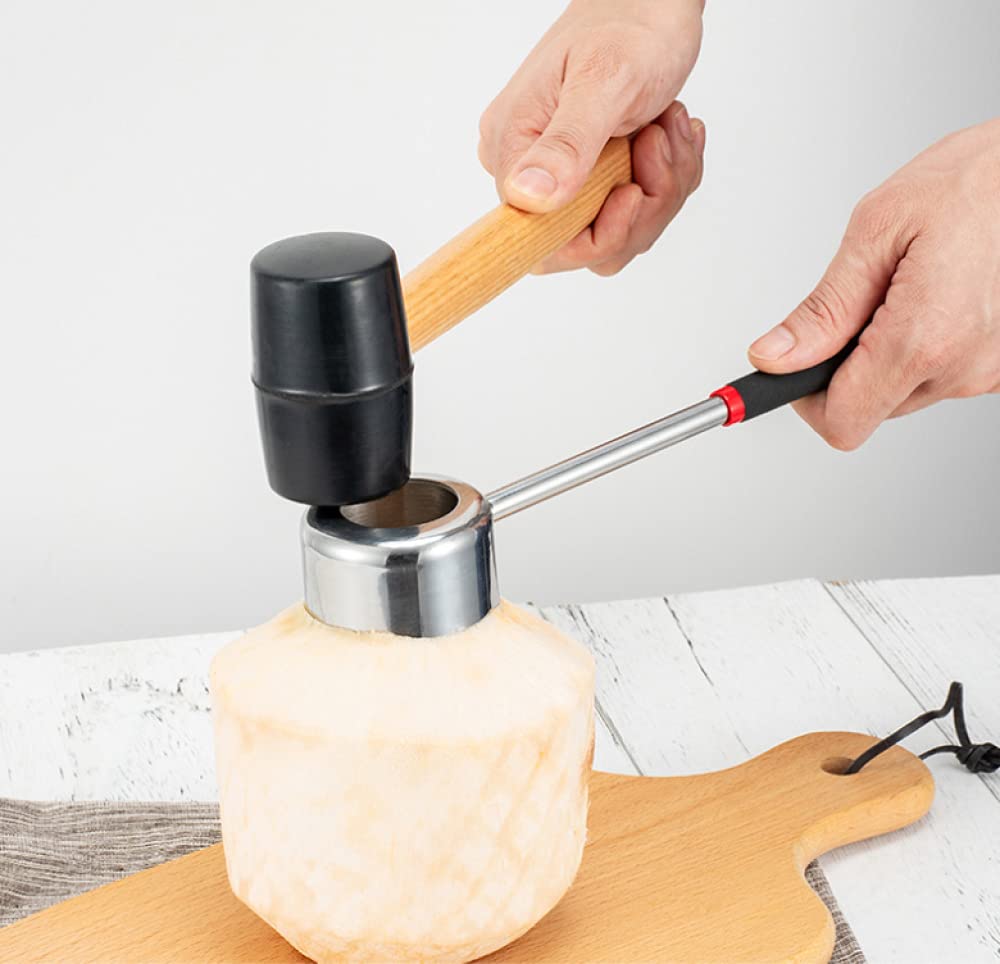 ✨残り１点✨ ココナッツパンチツール ステンレススチールオープナー 手動ツール Amazon｜ココナッツオープナー 開け器具 ステンレス製 使い