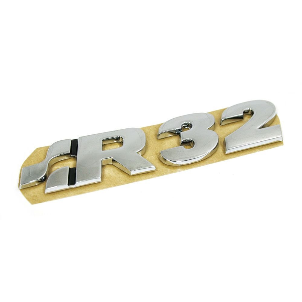 Volkswagen Original pour VW Golf 4 (1J) R32 Inscription emblème Tuning caractères Logo Chromé