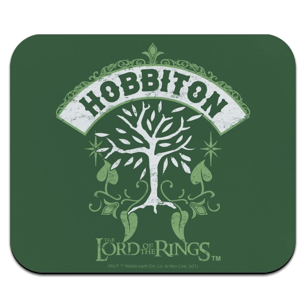 Lord of The Rings Hobbiton Low Profile Thin Mouse Pad Mousepad