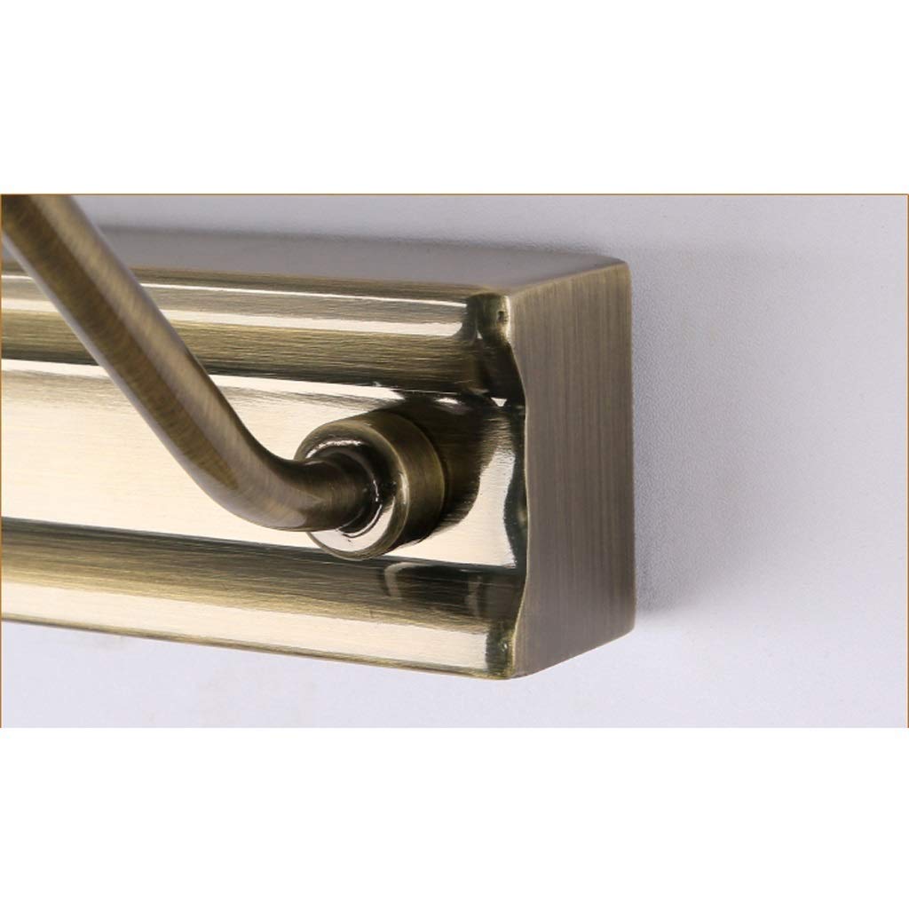 Lámpara de Espejo de Maquillaje Moderna con iluminación para vestidor, Espejo de gabinete, Aplique de Pared (tamaño: 60 cm) Times
