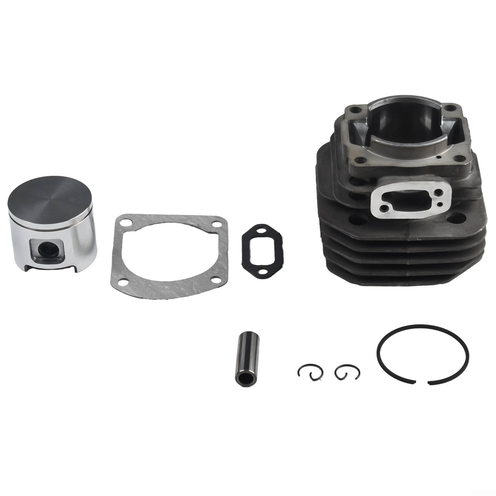 Cilindro de alta durabilidad de 48 mm para motosierra 61 con juego de juntas y anillos mecánicos