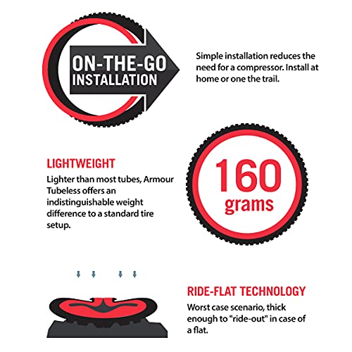 Tannus Armour Tubeless Tire Insert | Rim Protection | No Pinch Flats | Vibration Dampening | Improved Handling | Only 150 Grams | Easier Installation (29" X 2.1-2.6") #TOP4