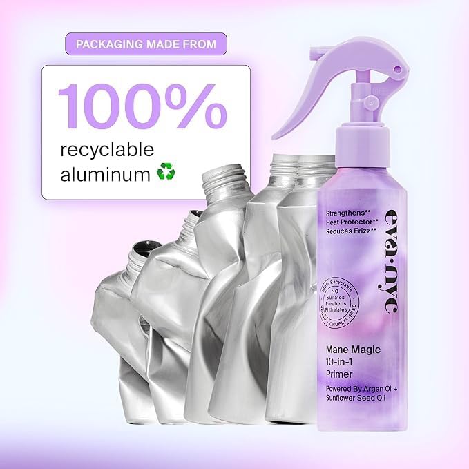 Miniatura 6 de EVANYC Mane Magic - Imprimación 10 en 1, protector térmico para el cabello, fortalece y nutre los productos capilares, infundida con semillas de
