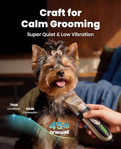 oneisall Dog Grooming Clippers with LED Display for Dogs & Cats - Image 2