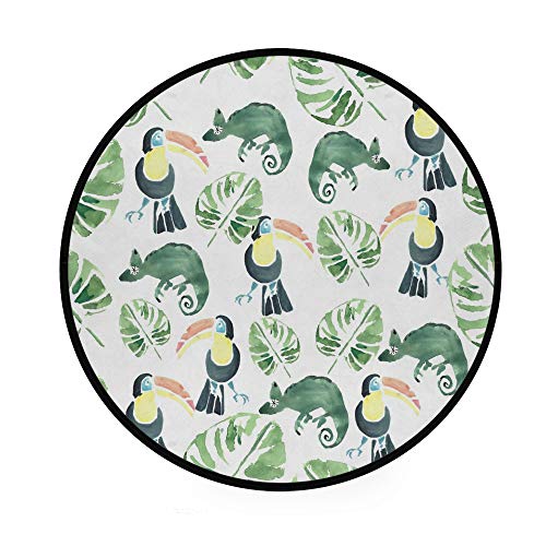 Tapis de cuisine antidérapant rond absorbant l'eau - 2