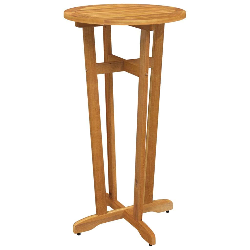 Juego de muebles de jardín de madera maciza de acacia con mesa y sillas para terraza, balcón, jardín, porche, exterior, salón, comedor, conjunto de asientos con acolchado