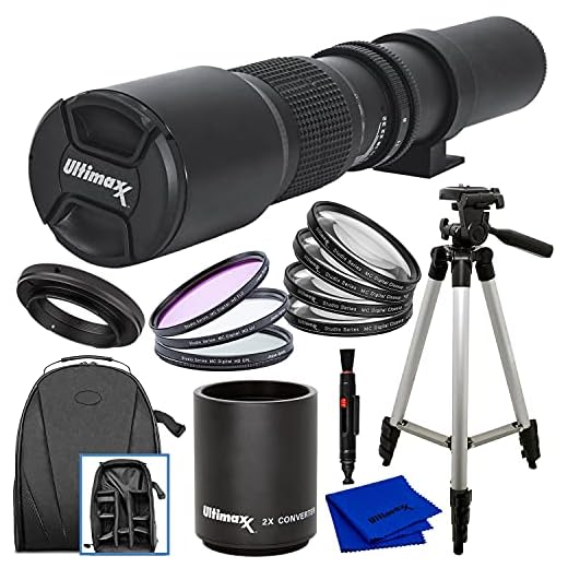 Ultimaxx 500mm Telephoto Lens Kit for Canon