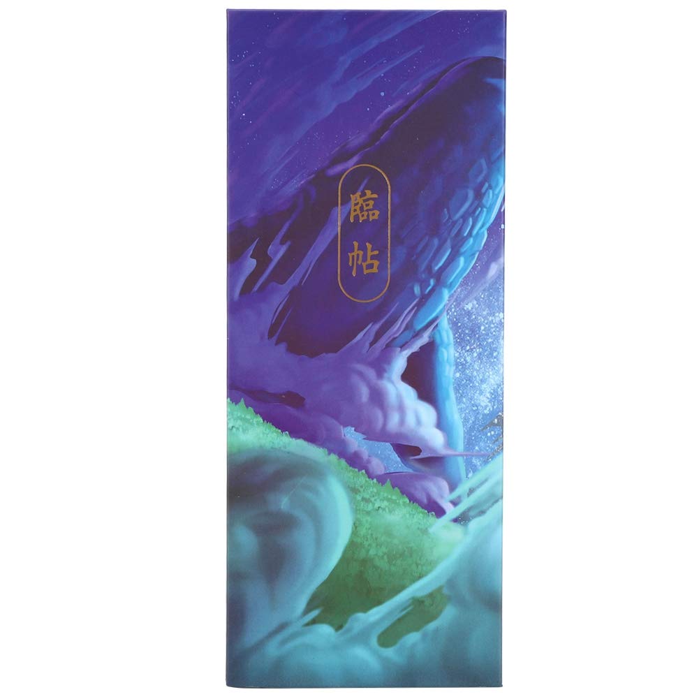 Wasser-Schreibtuch-Set, wiederverwendbares chinesisches Kalligraphie-Übungs-Zeichenpinsel-Werkzeug, Geschenk mit Lan Ting Prequel-Kopierbuch, Keramik-Stiftständer für Anfänger,
