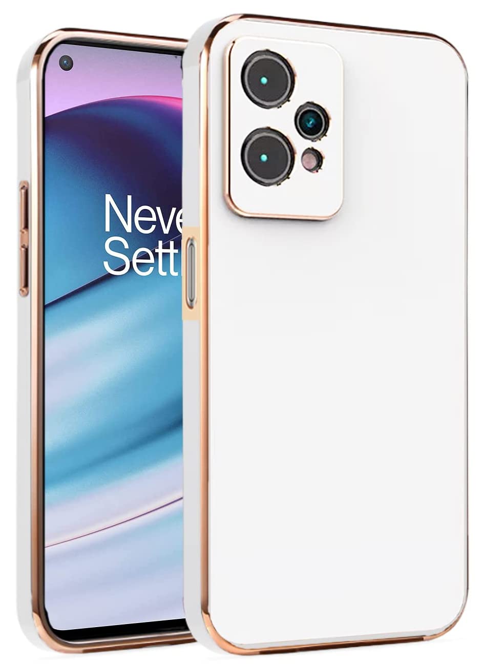 SHINESTAR Ultra Thin Premium TPU Bumper Shockproof Soft Cover Electroplating 6D Design Silicone Skin Slim Case Back Cover for OnePlus Nord CE 2 Lite 5G - White (B0BFDFPFXP) Amazon Price History, Amazon Price Tracker