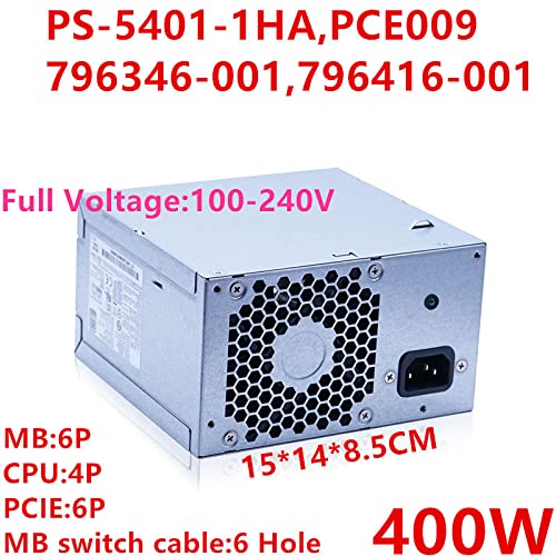 Fuente de poder IndustrialMaker 400W ATX 6Pin miniatura 5