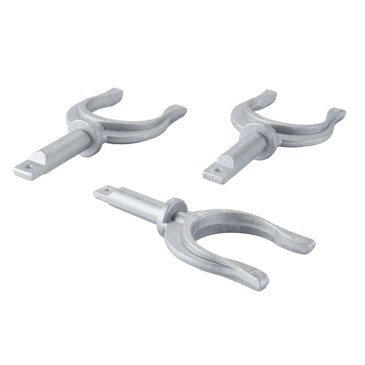 Ausi Lot de 2 supports de dame de nage en aluminium pour bateau, yacht ou navire