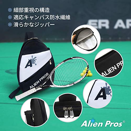 Alien Pros Lightweight Tennis Sling Backpack for Your Racket and Other Essentials - Image 4