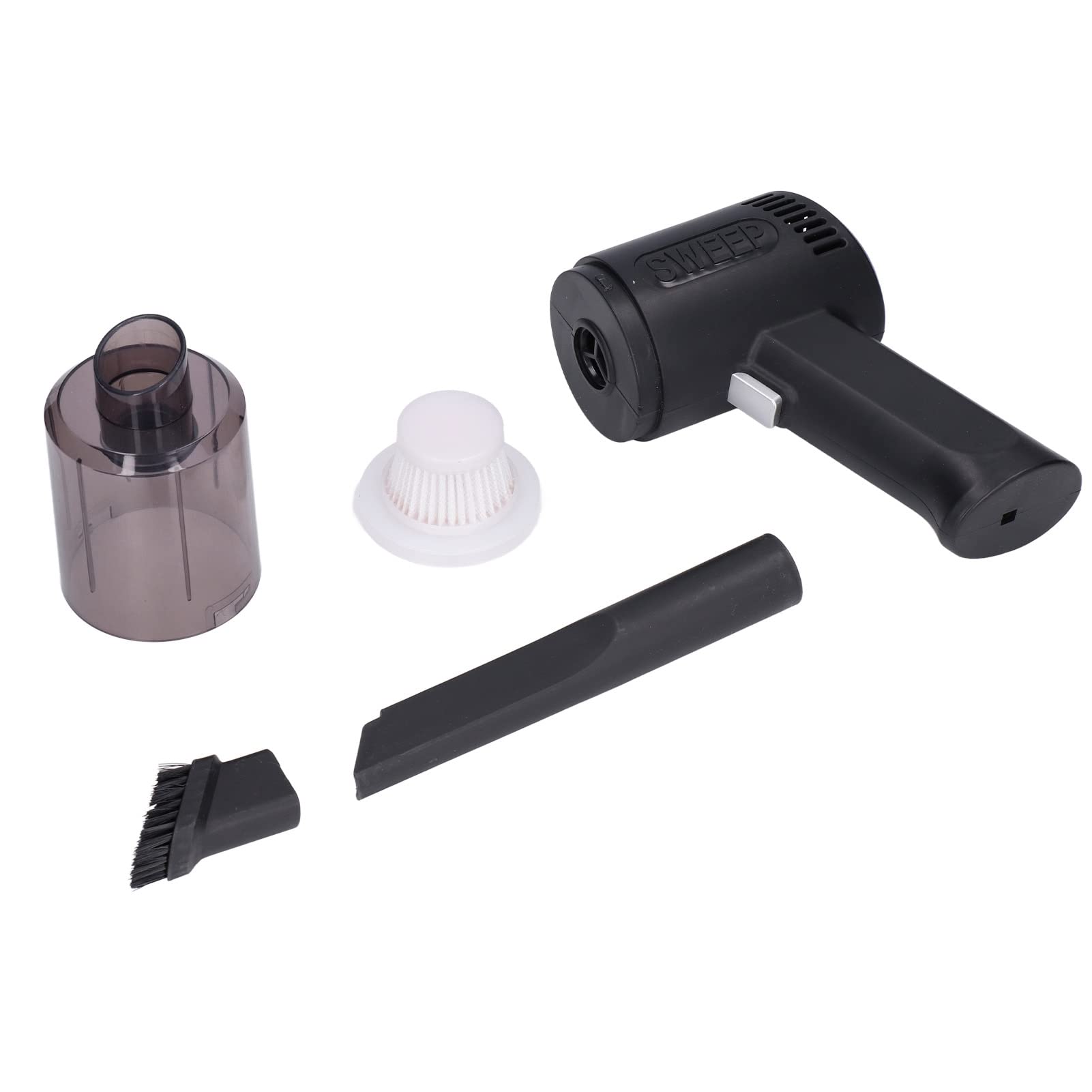 Kuuleyn 9000Pa 120W Portable Car Hand Vacuum Cleaner,Handheld Car Vacuum Cleaner,Car Vacuum Cleaner Mini Handheld Keyboard Vacuum Cleaner USB Charging Car Cleaning Tool