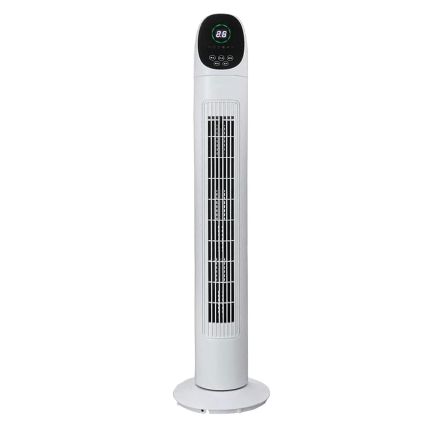 YIYHFKM Tower Cooling Fan for Bedroom Bladeless Floor Fan with 3 Modes 3 Speeds & Digital Display Air Cooler with 80°Oscillating 7.5H Timer Portable Air Conditioner for Cooling Bedroom Home Office