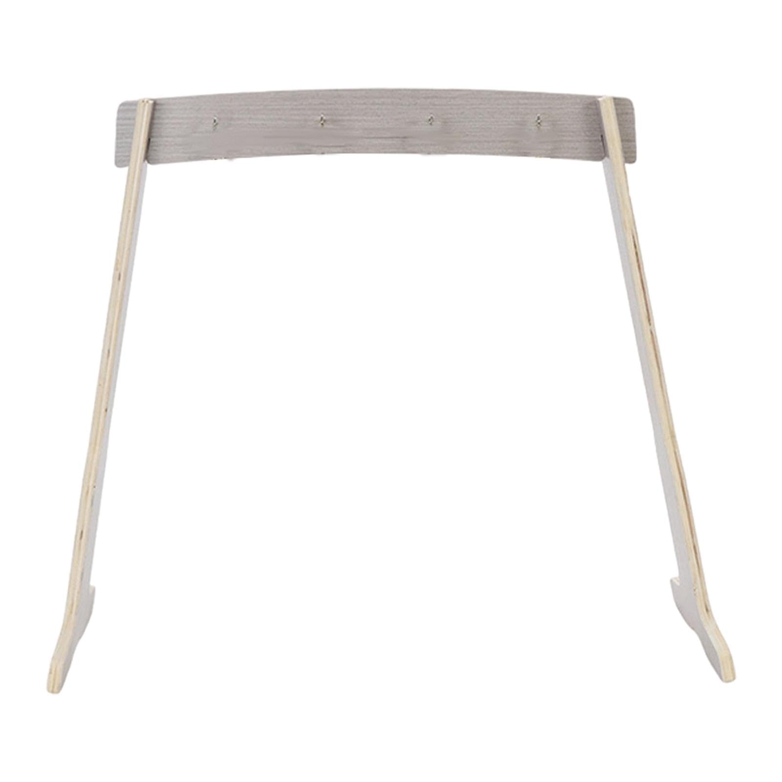 Harilla Support de Carillon en Bois, Support de Carillon Polyvalent Facile à Assembler, Support de Cible de Gong pour Salle de Classe, Bureau, Salon de Thé, Style B