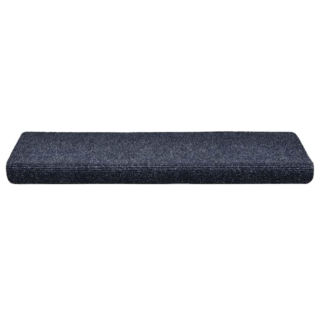Selbstklebende Stufenmatten 30 Stück Blau 65x21x4 cm rutschfeste Treppenauflage für Flur Eingangsbereich Treppenschutz langlebig und pflegeleicht