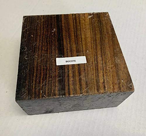 Beautiful BOCOTE Blanks Turning Lumber Wood Size: 6'' x 6'' x 3''