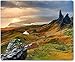 Produktbild Merchandise for Fans Mauspad/Mouse Pad aus Textil mit Rückseite aus Kautschuk rutschfest für alle Maustypen Motiv: Schottland Isle of Skye Landschaft[ 04 ]