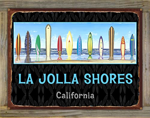 Northwest Art Mall La Jolla Shores Surfboards Rustic Metal