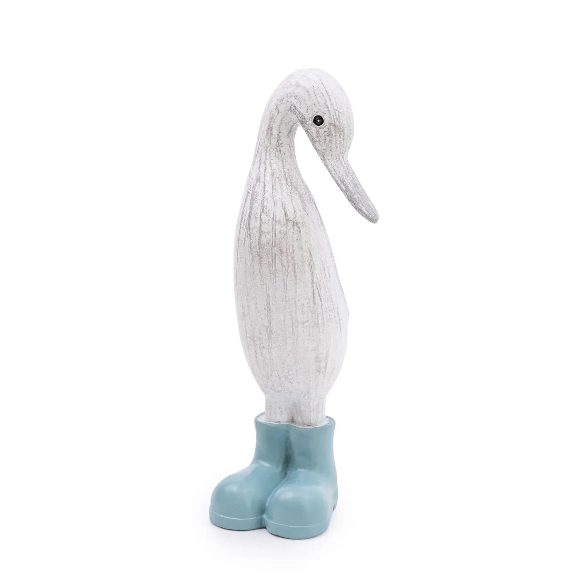 Home Deco London Resin Ducks in Wellies Lovely Decorative Ornament - Great Gift Idea (Resin Duck With Wellies Medium Blue)