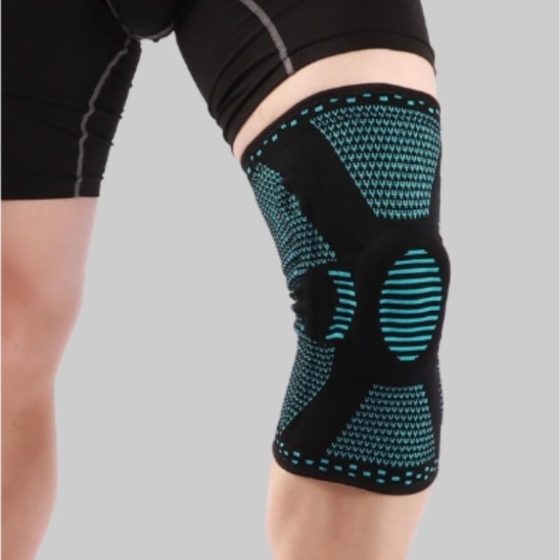 Woven Elastic Knee Pads Sports Outdoor Fitness Running Sleeves Protective Gear