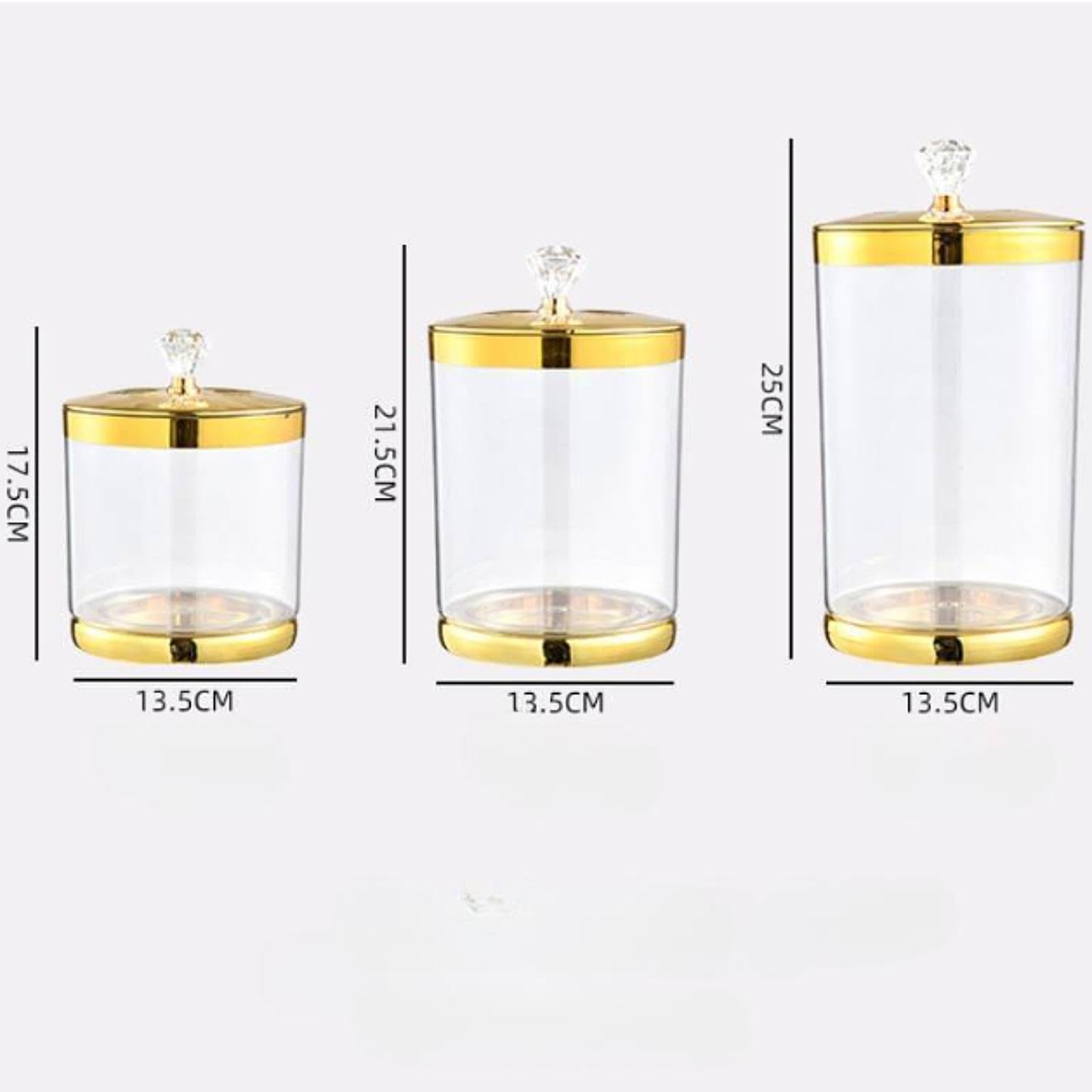 3 Piezas Tarro para Despensa Tarro para Dulces Contenedor de Alimentos Secos Bote para Arroz Bote para Legumbres con Tapa a Prueba de Fugas