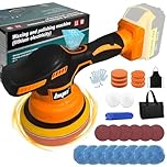 Cordless Car Buffer Polisher for Dewalt 20V Battery, 6 Inch Portable Orbital Buffer Polisher Kit, 8 Variable Speed polisseuse Pour auto for Car Detailing/Polishing/Waxing (Battery Not Include)