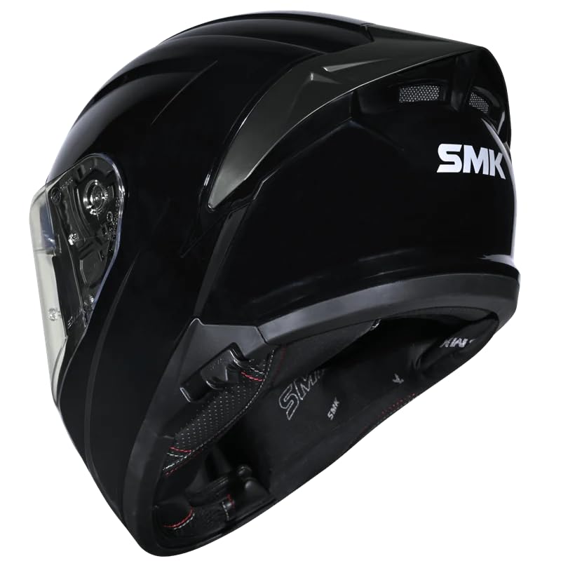 Image of SMK Typhoon Full Face Dual Visor Helmet, ISI DOT ECE 22.06 Certified, Safety Motorcycle Headgear