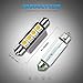 Partsam 42mm Festoon LED Light Bulbs Error Free LED Interior Lights Dome Lights Bulbs 211-2 578 569 Festoon LED Bulb - White (6 Pcs)